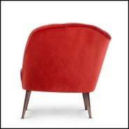 Fauteuil 155 - Andes - Luxurious fabric armchair for living room - Pacific Compagnie.