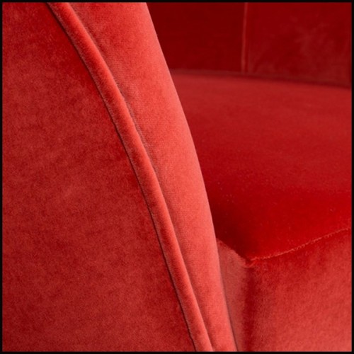 Fauteuil 155 - Andes - Reclining armchair with footrest and cushion - Pacific Compagnie.