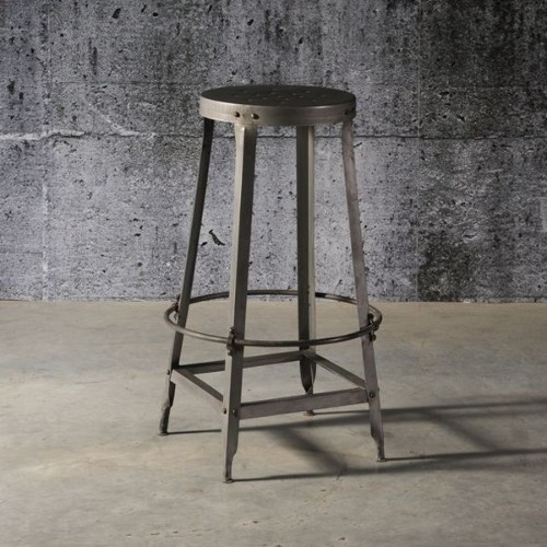 Tabouret de bar 09 - Loft - Pieds en métal - Pacific Compagnie.