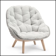 Fauteuil 48 - Lonam Natura - Luxurious outdoor armchair with ergonomic design - Pacific Compagnie.