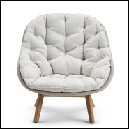 Fauteuil 48 - Lonam Natura - Modern outdoor armchair with nature-inspired design - Pacific Compagnie.