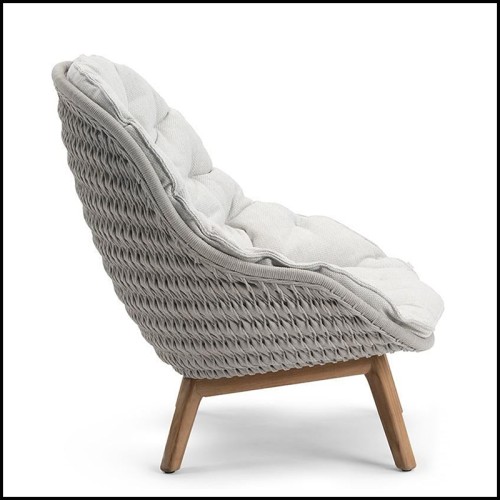 Fauteuil 48 - Lonam Natura - Elegant outdoor seating with Lonam Natura style - Pacific Compagnie.