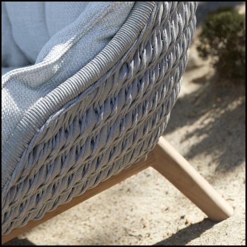 Fauteuil 48 - Lonam Natura - Comfortable outdoor armchair with Manutti design - Pacific Compagnie.