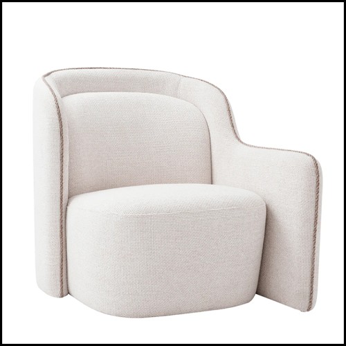 Fauteuil 24 - Barrier Droit | Armchair Eichholtz- Barrier Right detail shot - Pacific Compagnie.