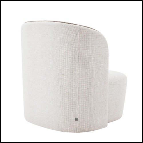Fauteuil 24 - Barrier Droit | Armchair Eichholtz- Barrier Right in living room - Pacific Compagnie.