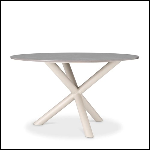 Table de Repas d'Extérieur 24 - Nassau Round - Ambiance chaleureuse - Pacific Compagnie.