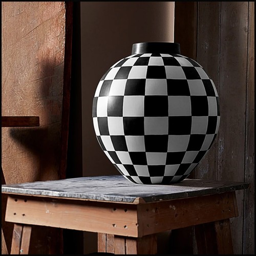 Vase 172 - Chess XL - Céramique design - Pacific Compagnie.