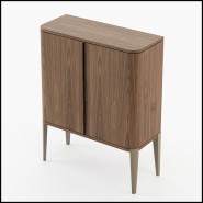 Bar cabinet 174 - Nova Walnut premium - Pacific Compagnie.