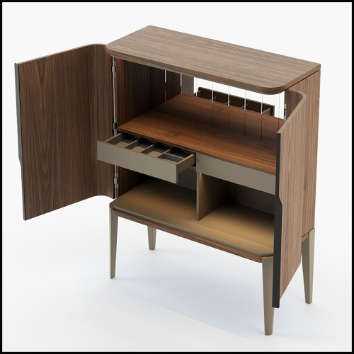 Bar 174 - Nova Walnut contemporain - Pacific Compagnie.