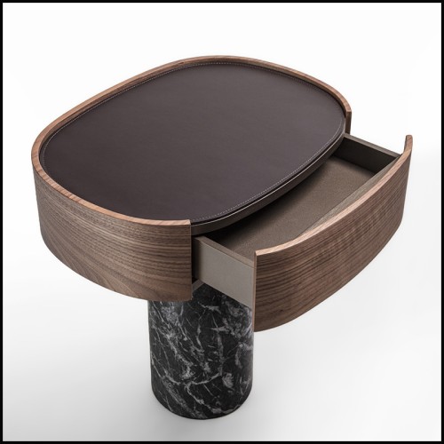 Bedside Table 163-Stelle Night Gray