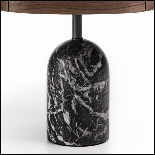 Table de Nuit 163 - Stelle Night Grey - Night Grey bedside table with minimalist style - Pacific Compagnie.