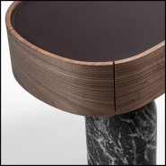 Table de Nuit 163 - Stelle Night Grey - Functional Night Grey bedside table with drawers - Pacific Compagnie.