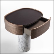 Table de nuit 163 - Stelle Night White lampe - Pacific Compagnie.