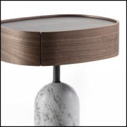 Table de nuit 163 - Stelle Night White blanche - Pacific Compagnie.