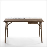 Bureau 163 - Tandem Walnut contemporain - Pacific Compagnie.