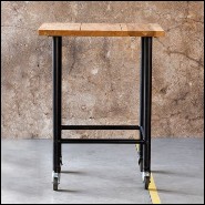Table haute 09 - Wheels Black - Pacific Compagnie.