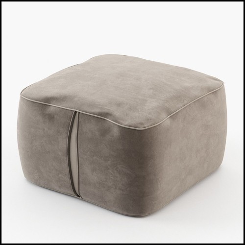Pouf 174 - Sheffield Grey - Rond - Pacific Compagnie.