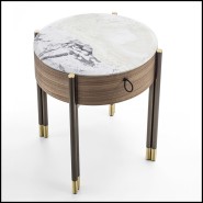 Table d'appoint 163 - Talia White - Petite - Pacific Compagnie.
