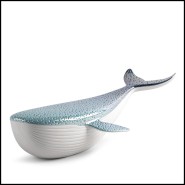 Sculpture 226 - Baleine bleue | Sculpture 226-Blue Whale figurine - Pacific Compagnie.