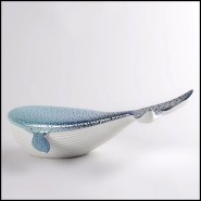 Sculpture 226 - Baleine bleue | Sculpture 226-Blue Whale art - Pacific Compagnie.
