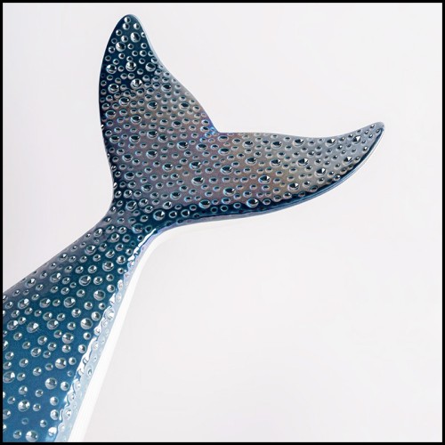 Sculpture 226 - Baleine bleue | Sculpture 226-Blue Whale detail - Pacific Compagnie.