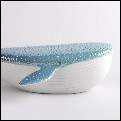 Sculpture 226 - Baleine bleue | Sculpture 226-Blue Whale design - Pacific Compagnie.