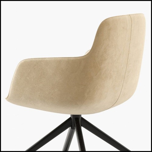 Chaise de bureau 174 - Hilton Office - en cuir - Pacific Compagnie.