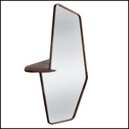 Miroir 163 - Shelfy Portrait - Luxury mirror with shelf, Miroir 163-Shelfy Portrait - Pacific Compagnie.