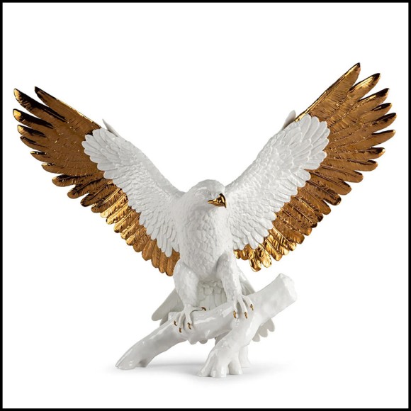 Sculpture 226 - White Eagle - objet de collection - Pacific Compagnie.