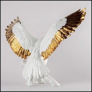 Sculpture 226 - White Eagle | Sculpture 226-White Eagle statue - Pacific Compagnie.