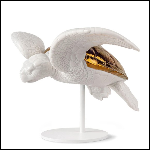 Sculpture 226 - White Tortoise A - vue d'ensemble - Pacific Compagnie.