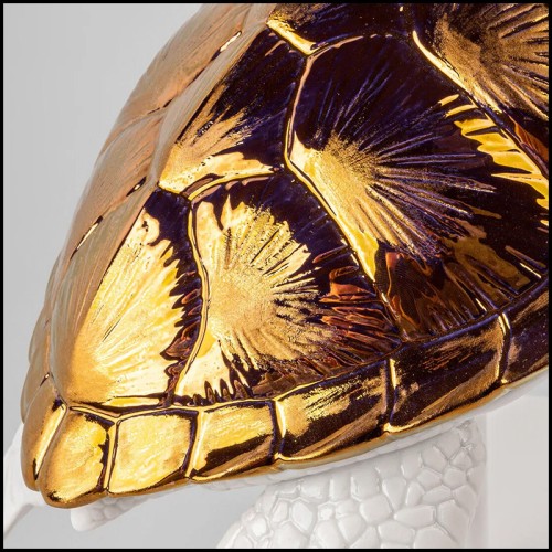 Sculpture 226 - White Tortoise A - détail texture - Pacific Compagnie.