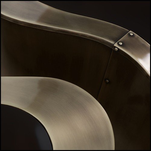 Table Basse 145 - Dalia Antique Brass Set de 2 - Jeu de tables - Pacific Compagnie.