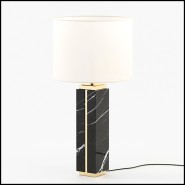 Lampe à poser 174 - Dounia Marble - Détail marbre - Pacific Compagnie.