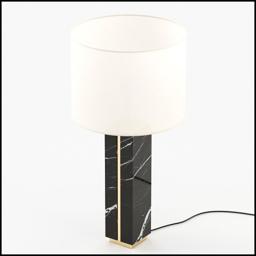 Lampe à poser 174 - Dounia Marble - Chevet marbre - Pacific Compagnie.