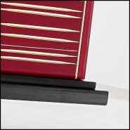 Lampe 182 - Cardinal Murano - Cardinal red glass lamp for sophisticated decor - Pacific Compagnie.