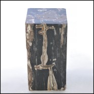 Table d'appoint 221 - Petrified Wood N°G - Style Naturel - Pacific Compagnie.