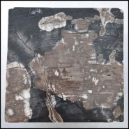 Table d'appoint 221 - Petrified Wood N°G - Bois Fossilisé - Pacific Compagnie.