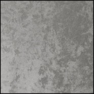 Tabouret de Bar Velours Gris 24 - Cooper - Pieds Stables - Pacific Compagnie.