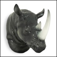 Décoration Murale 162 - Tête de Rhinocéros - Decorative rhino head wall art - Pacific Compagnie.