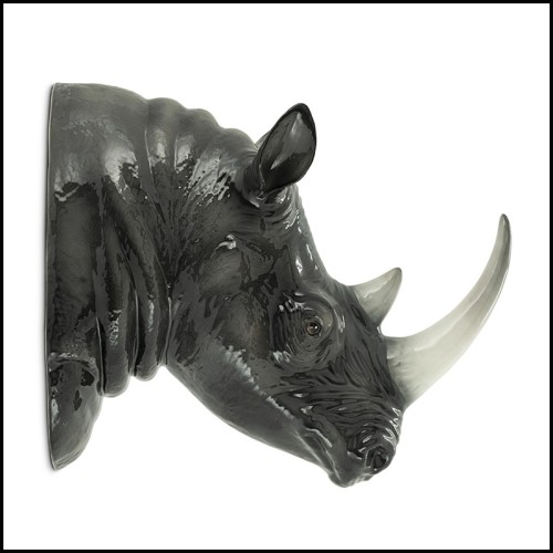 Wall Decoration Abhika - Rhino Head