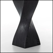 Table de repas 154 - Torsade Walnut | Torsade Leg Detail - Pacific Compagnie.