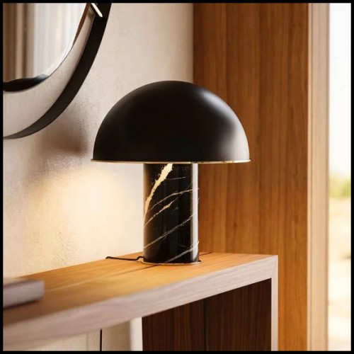 Lampe 174 - Dallas Marble - Marbre Véritable - Pacific Compagnie.