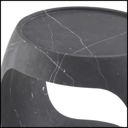 Black Marble Side Table Eichholtz - Clipper Low﻿