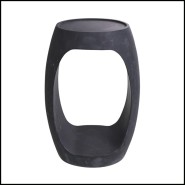Table d'appoint Marbre Noir 24 - Clipper High - Décorative - Pacific Compagnie.