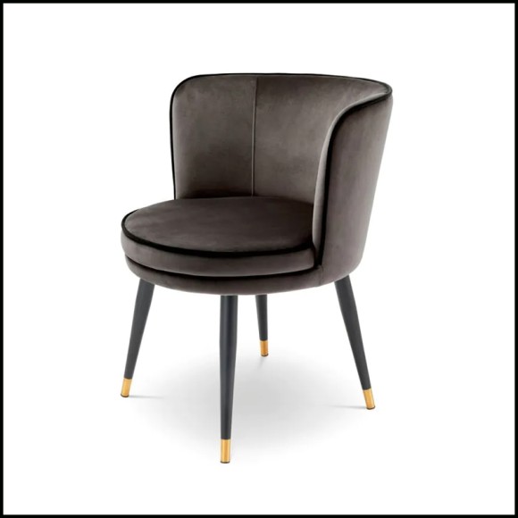 Chaise de salle à manger Gris 24 - Grenada - Moderne - Pacific Compagnie.