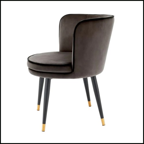 Chaise de salle à manger Gris 24 - Grenada - Tendance - Pacific Compagnie.