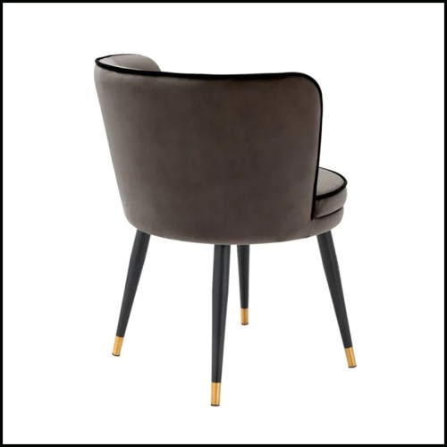 Chaise de salle à manger Gris 24 - Grenada - Intemporel - Pacific Compagnie.