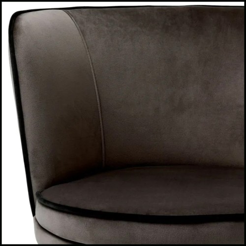 Chaise de salle à manger Gris 24 - Grenada - Stylish grey chair for home dining - Pacific Compagnie.