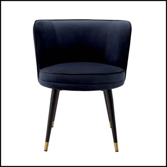 Chaise de salle à manger Bleu 24 - Grenada - Inspiration scandinave - Pacific Compagnie.